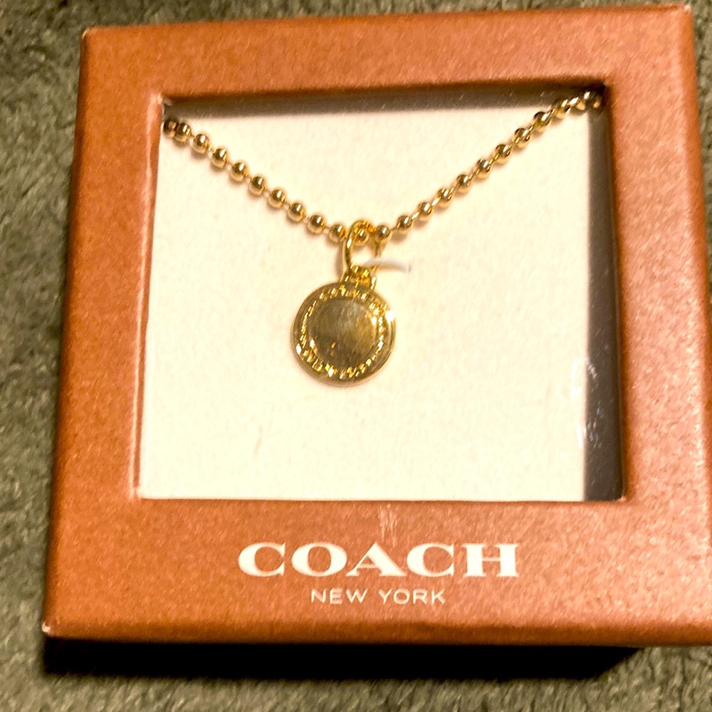*Authentic* COACH Charm necklace